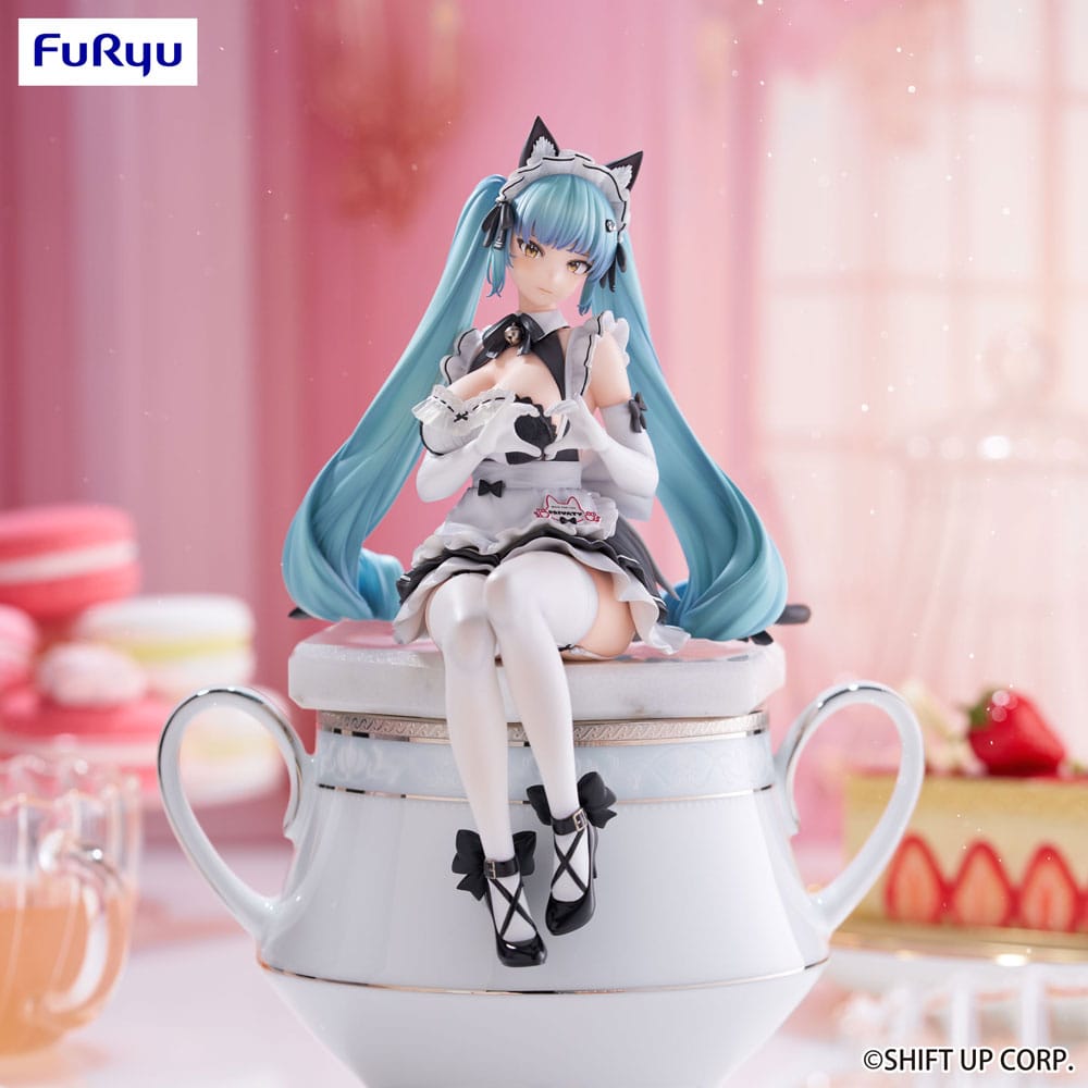 SU ORDINAZIONE Goddess of Victory: Nikke Noodle Stopper PVC Statue Privaty: Unkind Maid 15 cm    