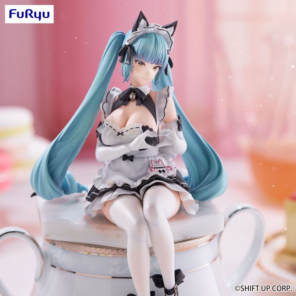 SU ORDINAZIONE Goddess of Victory: Nikke Noodle Stopper PVC Statue Privaty: Unkind Maid 15 cm    