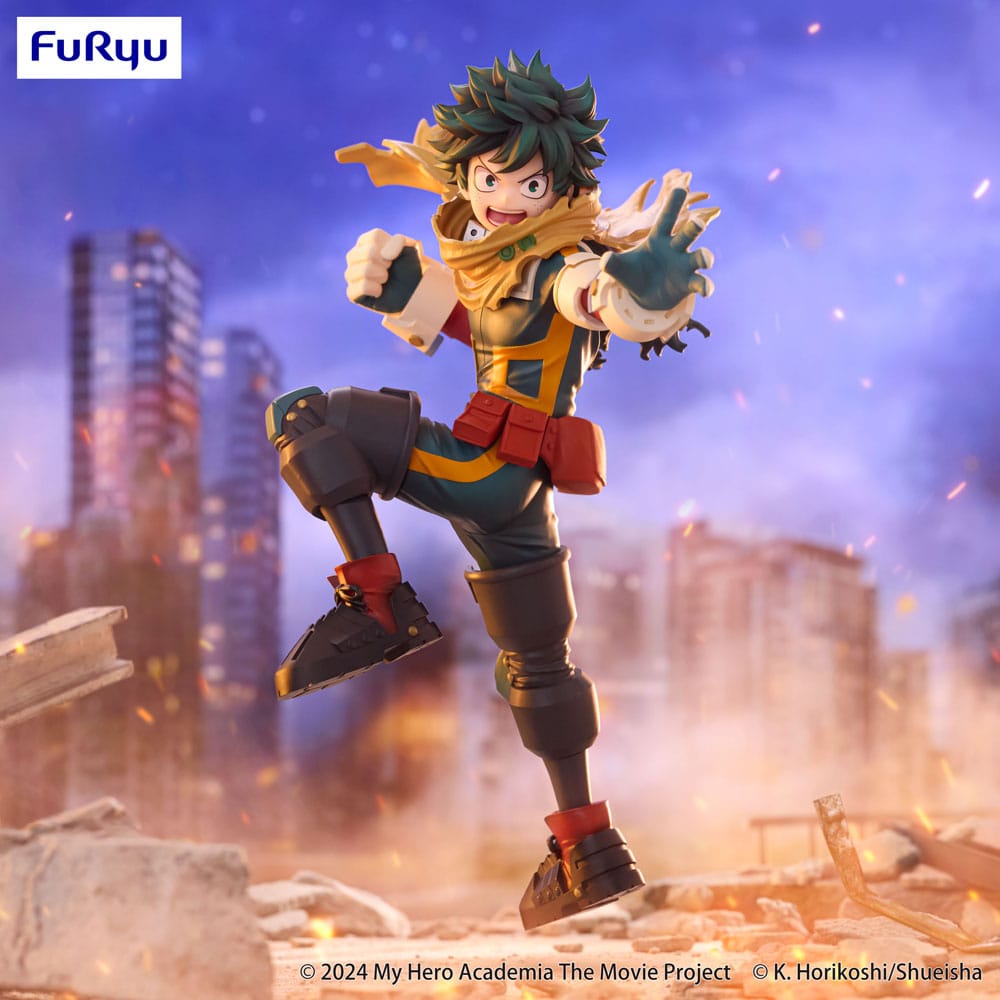 SU ORDINAZIONE My Hero Academia: You're Next Trio-Try-iT PVC Statue Izuku Midoriya 21 cm    