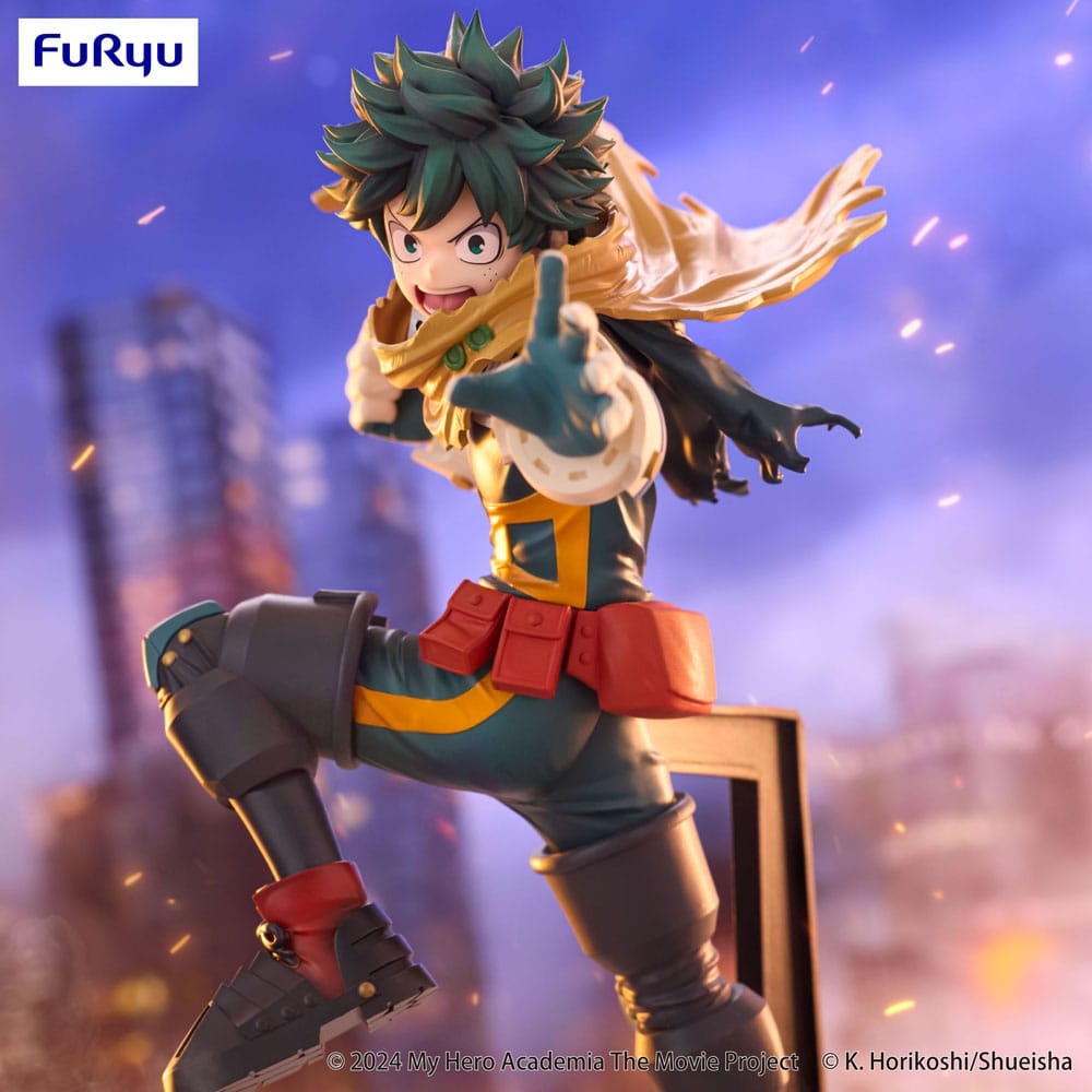 SU ORDINAZIONE My Hero Academia: You're Next Trio-Try-iT PVC Statue Izuku Midoriya 21 cm    