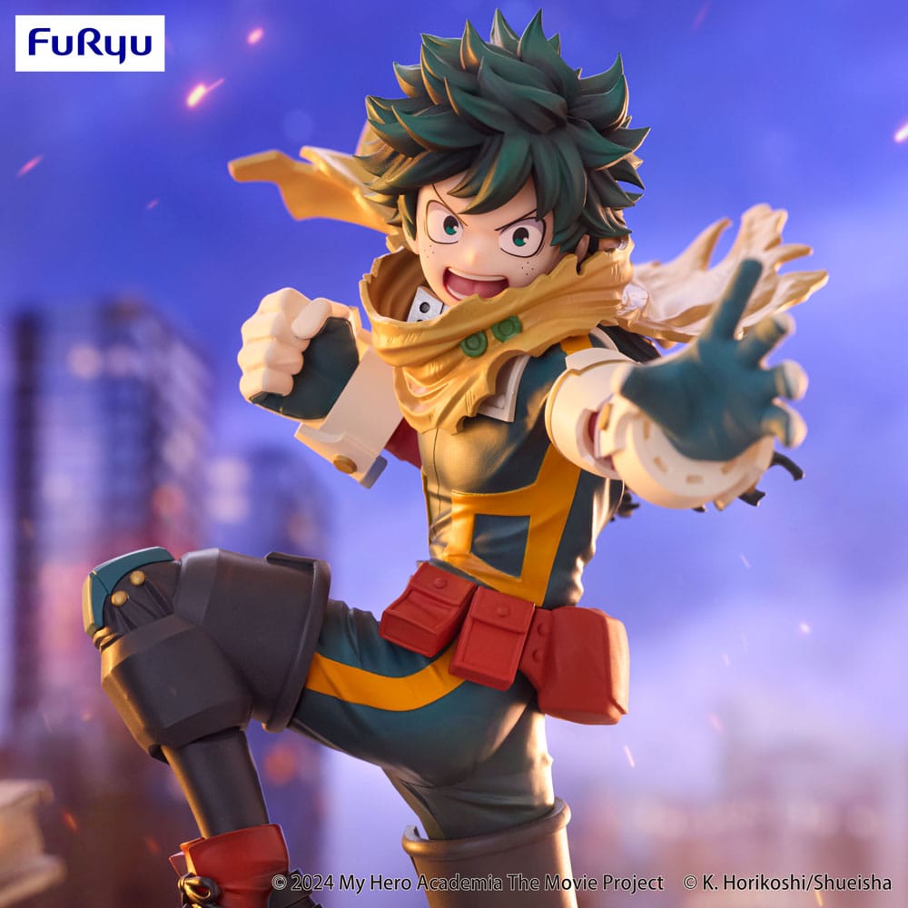 SU ORDINAZIONE My Hero Academia: You're Next Trio-Try-iT PVC Statue Izuku Midoriya 21 cm    