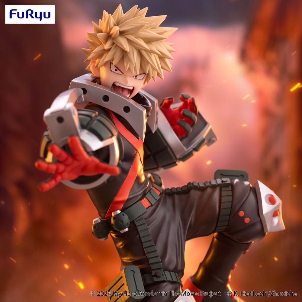 SU ORDINAZIONE My Hero Academia: You're Next Trio-Try-iT PVC Statue Katsuki Bakugo 21 cm     