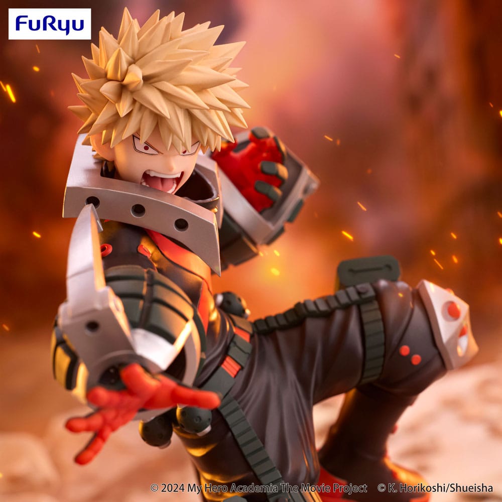 SU ORDINAZIONE My Hero Academia: You're Next Trio-Try-iT PVC Statue Katsuki Bakugo 21 cm     