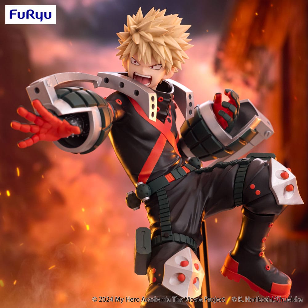 SU ORDINAZIONE My Hero Academia: You're Next Trio-Try-iT PVC Statue Katsuki Bakugo 21 cm     