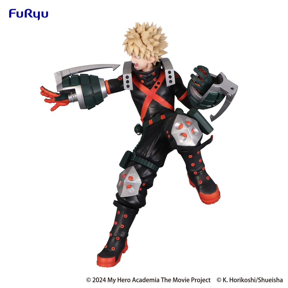 SU ORDINAZIONE My Hero Academia: You're Next Trio-Try-iT PVC Statue Katsuki Bakugo 21 cm     