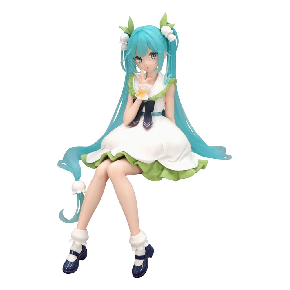 SU ORDINAZIONE Hatsune Miku Noodle Stopper PVC Statue Flower Fairy Lily of the Valley 14 cm  