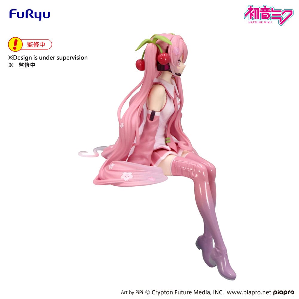 SU ORDINAZIONE Hatsune Miku Noodle Stopper PVC Statue Sakura Miku 2026 14 cm   