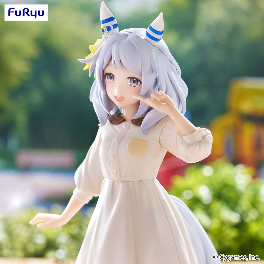 SU ORDINAZIONE Uma Musume Pretty Derby Trio-Try-iT PVC Statue Hishi Miracle 21 cm 