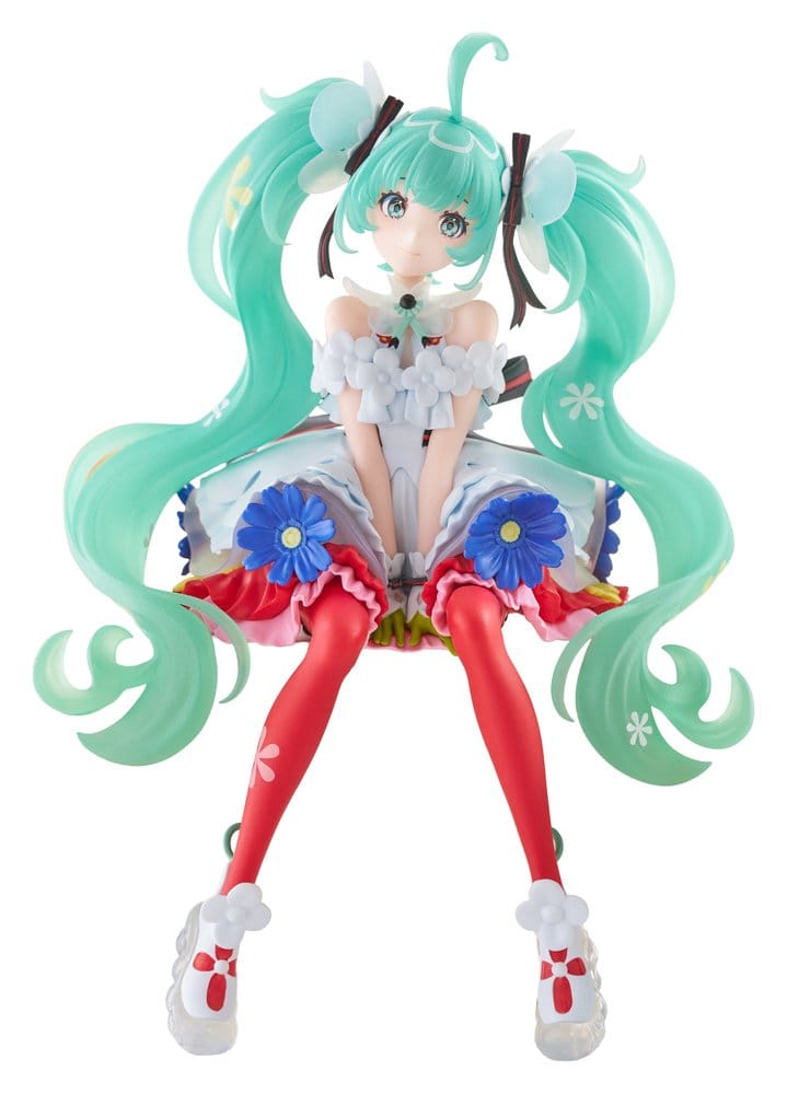 SU ORDINAZIONE Hatsune Miku Noodle Stopper PVC Statue Hatsune Miku Japan Live Tour 2025 Blooming 14 cm   