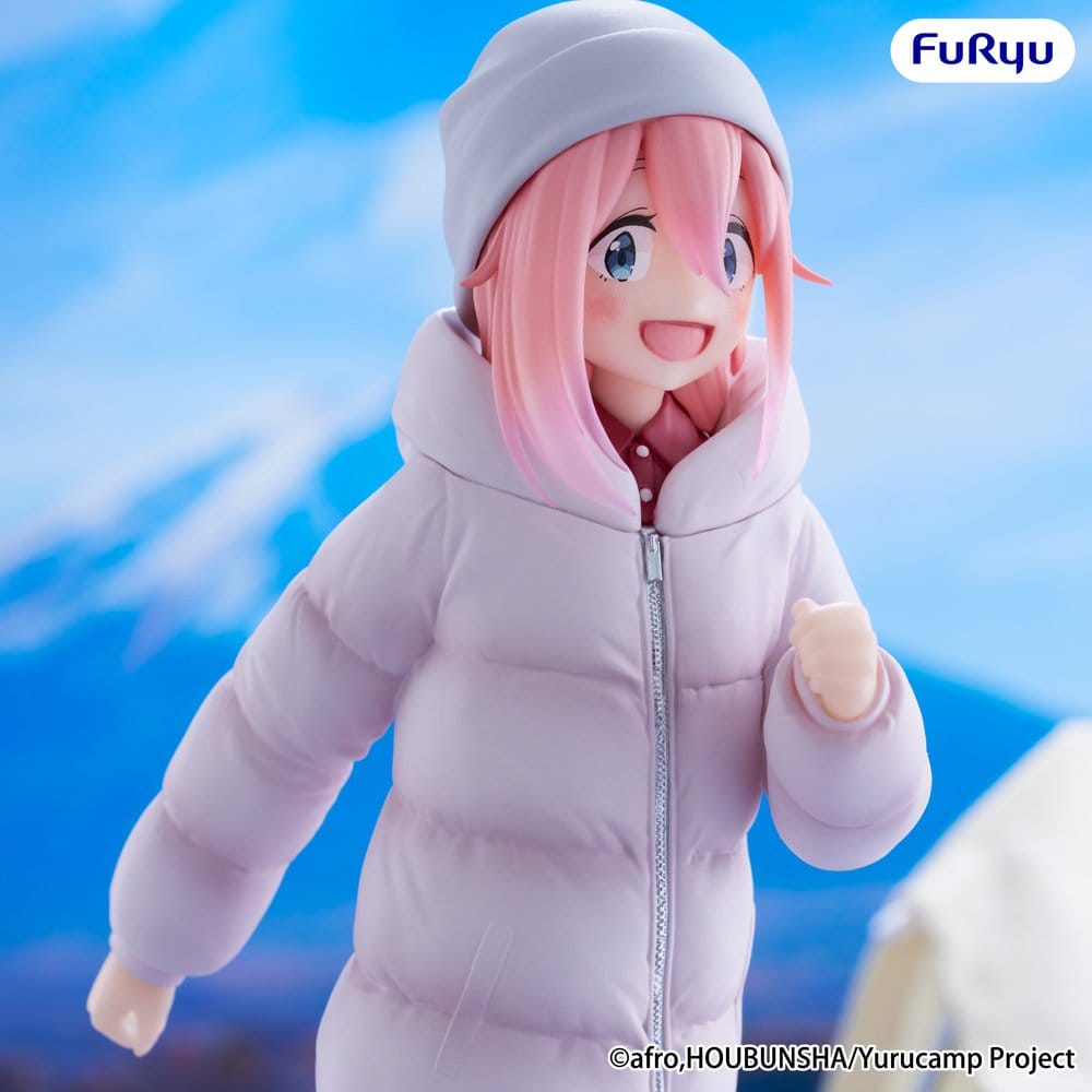 SU ORDINAZIONE Laid-back Camp Season 3 Trio-Try-iT PVC Statue Nadeshiko Kagamihara 20 cm   