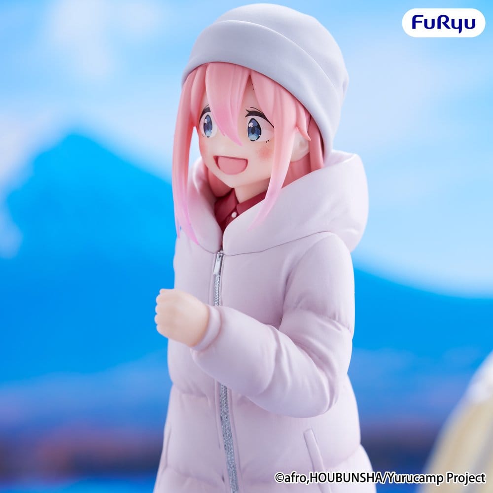 SU ORDINAZIONE Laid-back Camp Season 3 Trio-Try-iT PVC Statue Nadeshiko Kagamihara 20 cm   