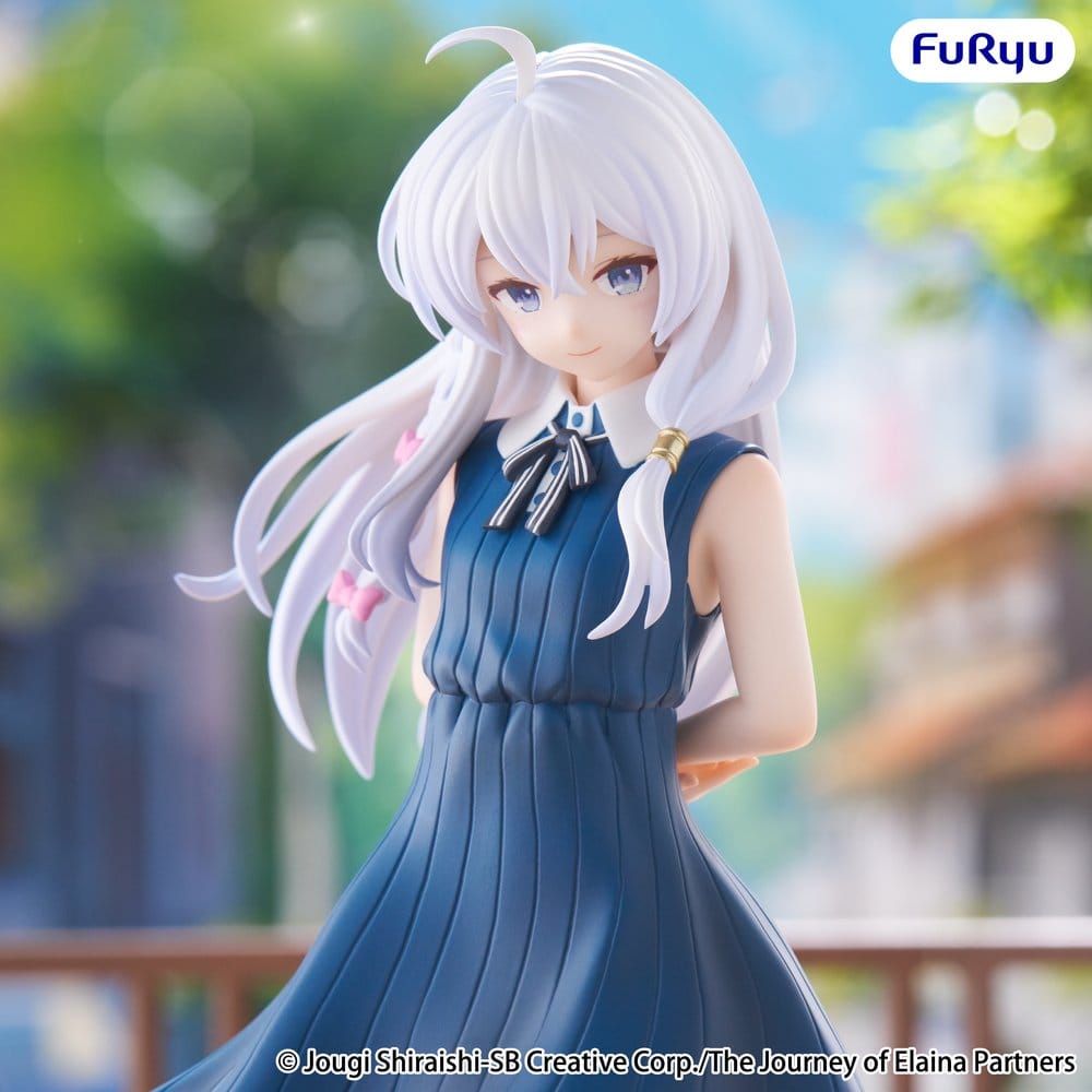 SU ORDINAZIONE Wandering Witch: The Journey of Elaina Trio-Try-iT PVC Statue Elaina One Piece Dress Ver. 20 cm   