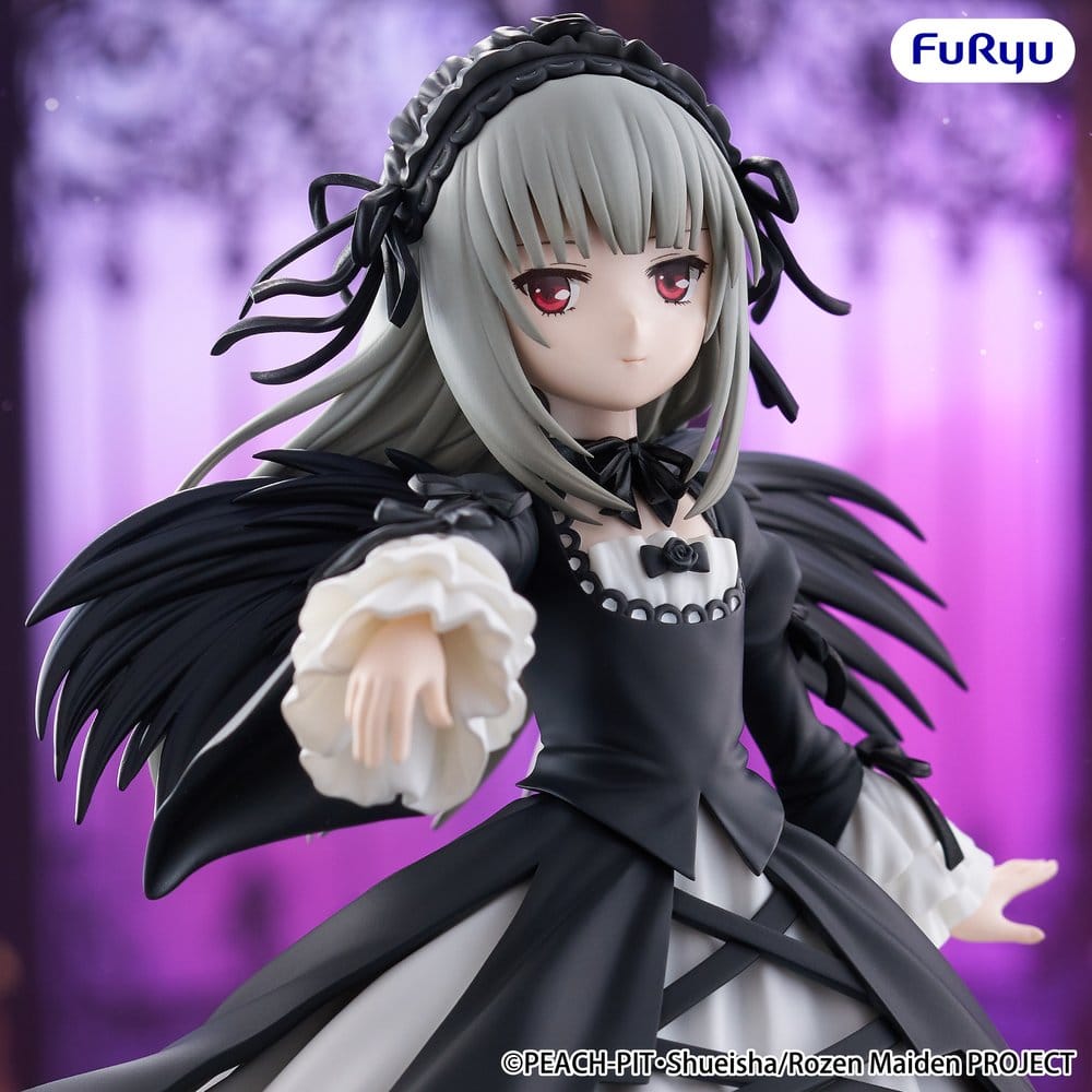 SU ORDINAZIONE Rozen Maiden Trio-Try-iT PVC Statue Suigintou 18 cm    