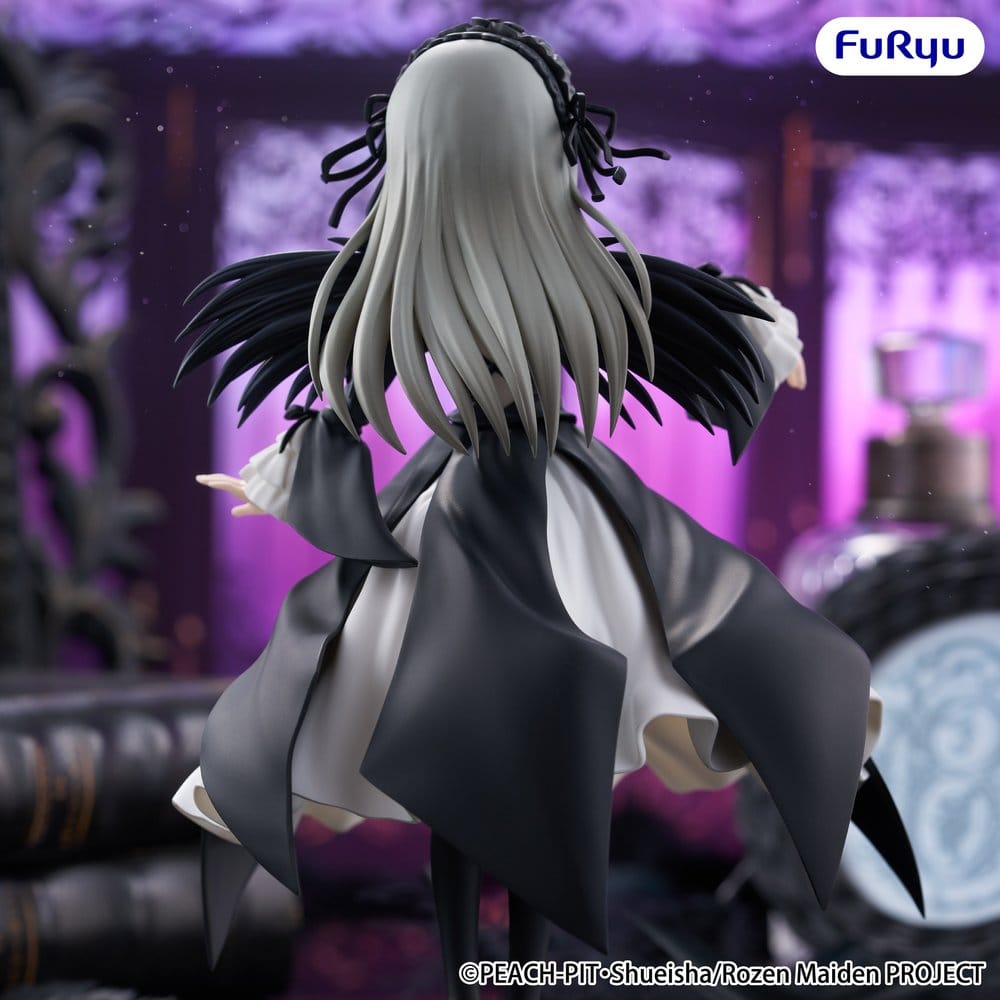 SU ORDINAZIONE Rozen Maiden Trio-Try-iT PVC Statue Suigintou 18 cm    