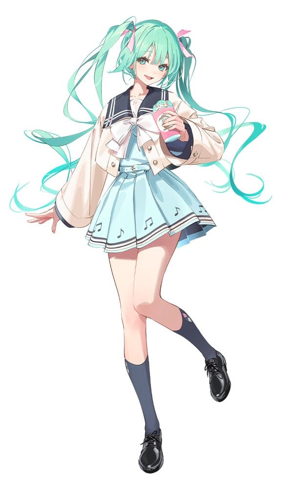 PREORDINE+ 02/2027 Hatsune Miku Sweet School Life PVC Figure Pure Version 18 cm