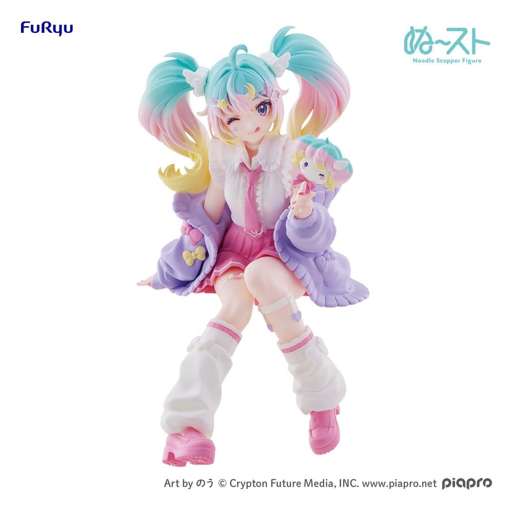 VORBESTELLUNG+ 02/2027 Hatsune Miku Sweet School Life PVC Figur Pastel Version 13 cm