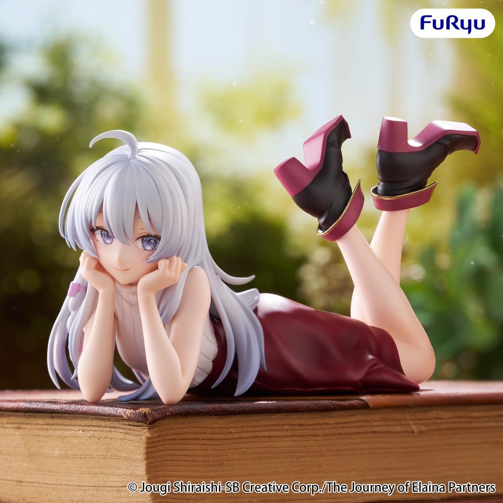 PREORDINE+ 03/2027 The Journey of Elaina Noodle Stopper PVC Figure Elaina Lying Down Ver. 11 cm