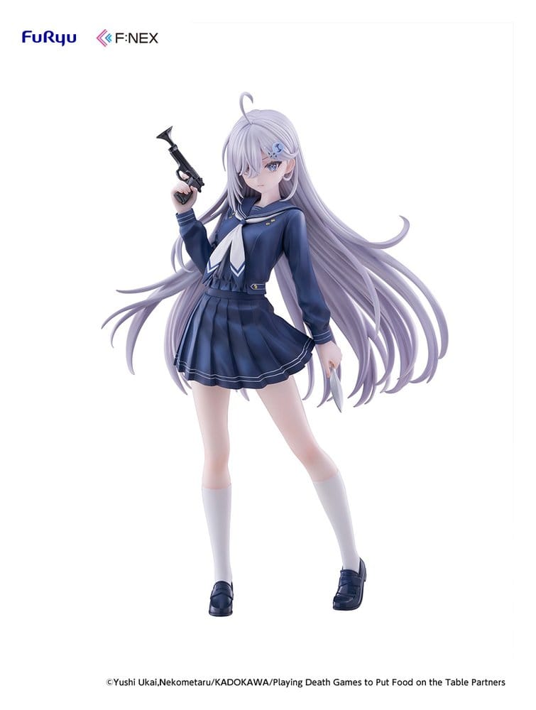 PREORDINE+ 02/2027 (NON CANCELLABILE) Playing Death Games to Put Food on the Table PVC Figure 1/7 Yuki School Uniform Ver. 24 cm
