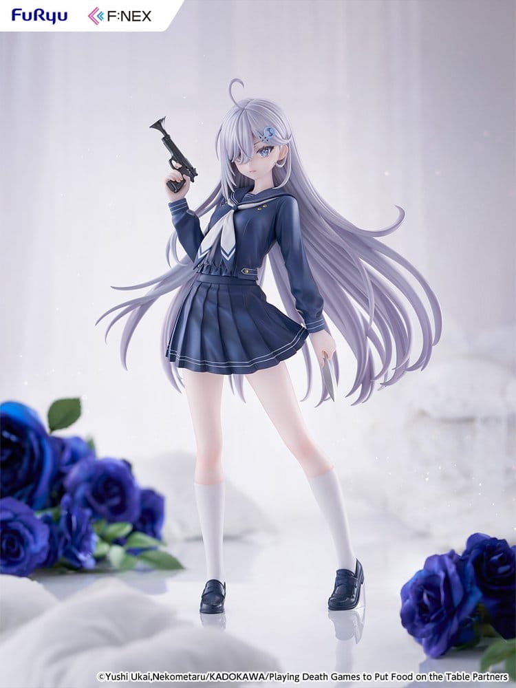 PREORDINE+ 02/2027 (NON CANCELLABILE) Playing Death Games to Put Food on the Table PVC Figure 1/7 Yuki School Uniform Ver. 24 cm