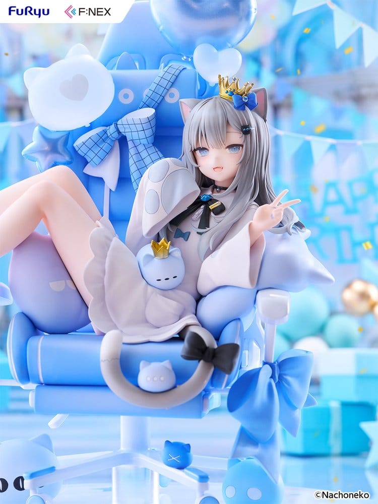 PREORDINE+ 09/2027 Virtual YouTuber F:NEX PVC Figure 1/7 Nachoneko Birthday Ver. 24 cm