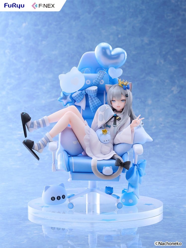 PREORDINE+ 09/2027 Virtual YouTuber F:NEX PVC Figure 1/7 Nachoneko Birthday Ver. 24 cm