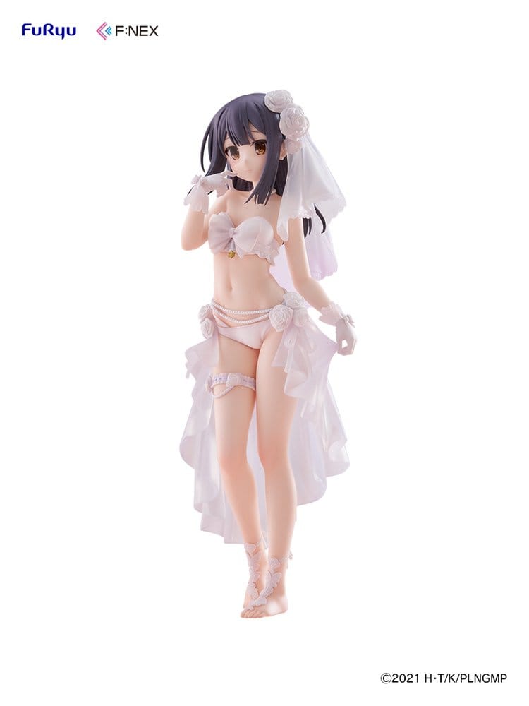 PREORDINE+ 04/2027 (NON CANCELLABILE) Fate/kaleid liner Prisma Illya: Licht - The Nameless Girl F:NEX PVC Figure 1/7 Miyu Edelfelt Wedding Swimsuit Ver. 21 cm