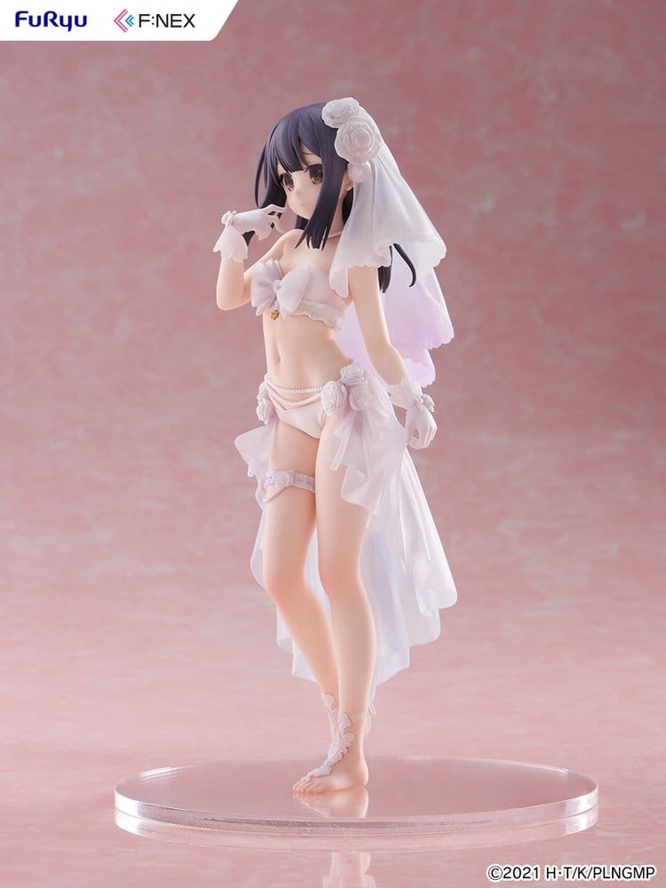 PREORDINE+ 04/2027 (NON CANCELLABILE) Fate/kaleid liner Prisma Illya: Licht - The Nameless Girl F:NEX PVC Figure 1/7 Miyu Edelfelt Wedding Swimsuit Ver. 21 cm