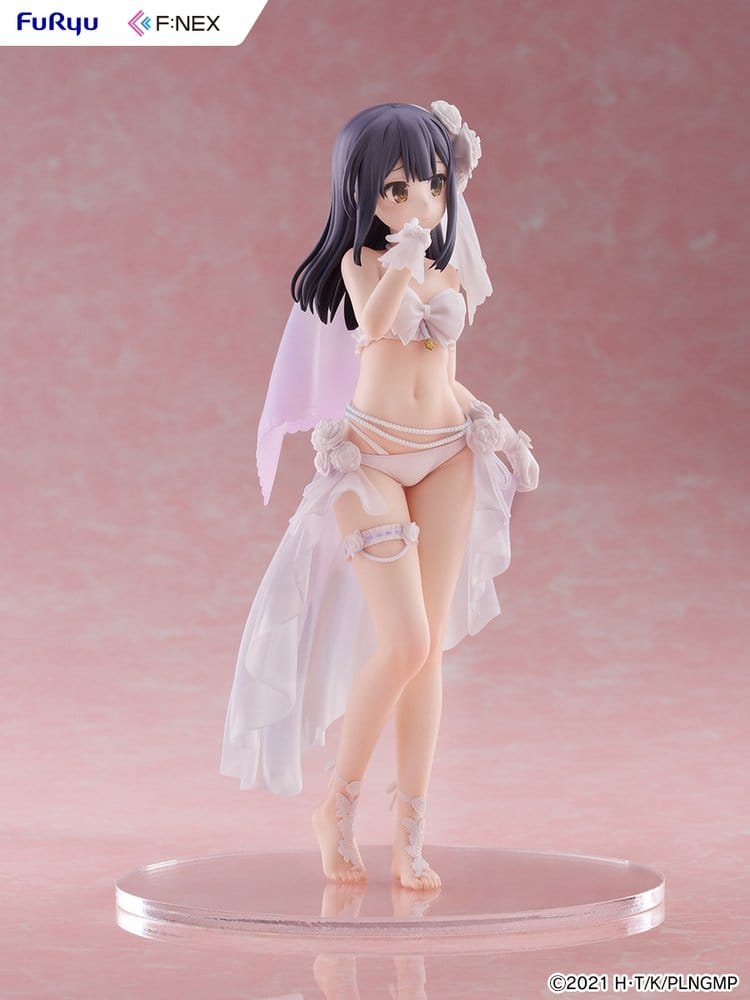 PREORDINE+ 04/2027 (NON CANCELLABILE) Fate/kaleid liner Prisma Illya: Licht - The Nameless Girl F:NEX PVC Figure 1/7 Miyu Edelfelt Wedding Swimsuit Ver. 21 cm