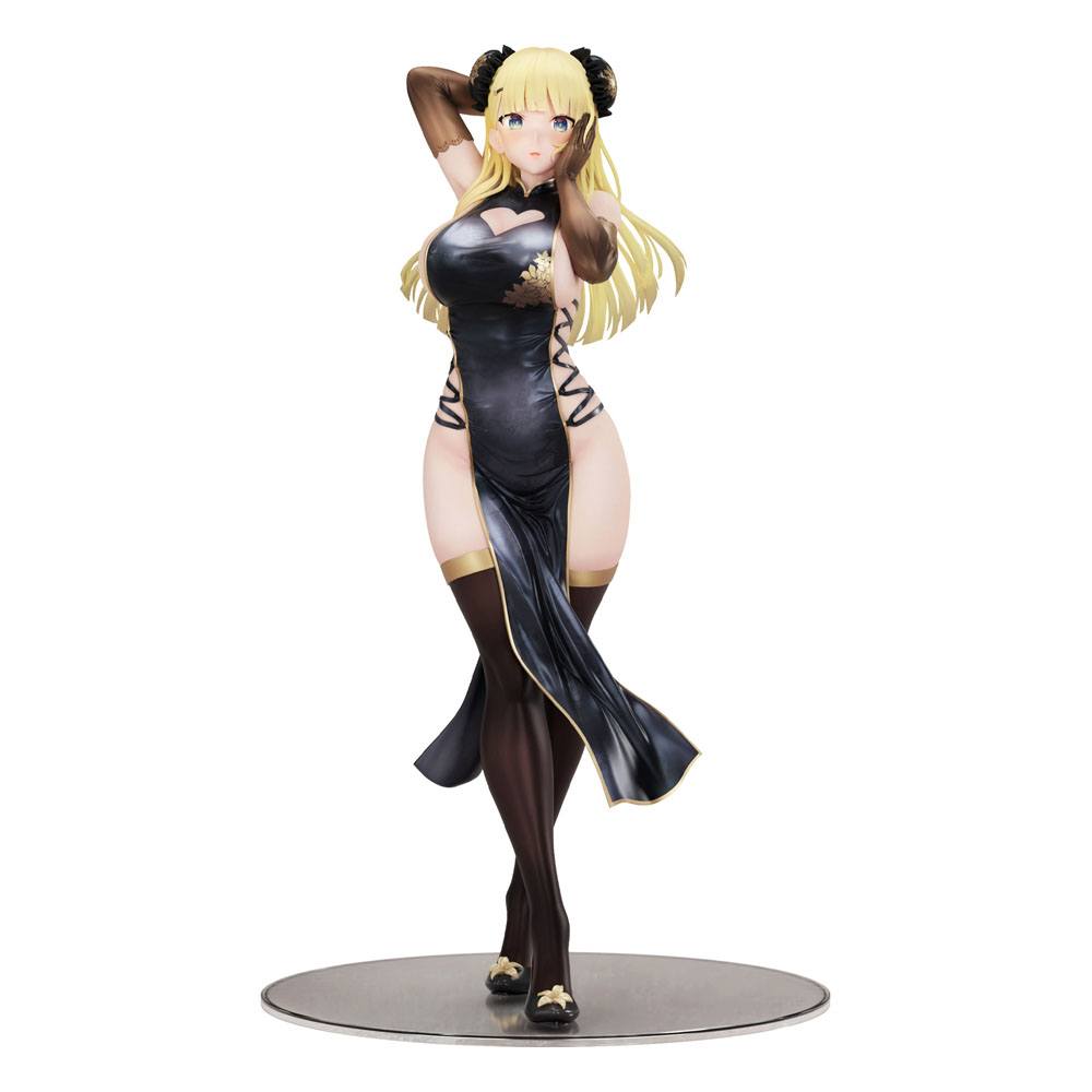 MADE TO ORDER Original Character Statue 1/7 China Girl Black Ver. Illustrated by Oekakizuki 20 cm