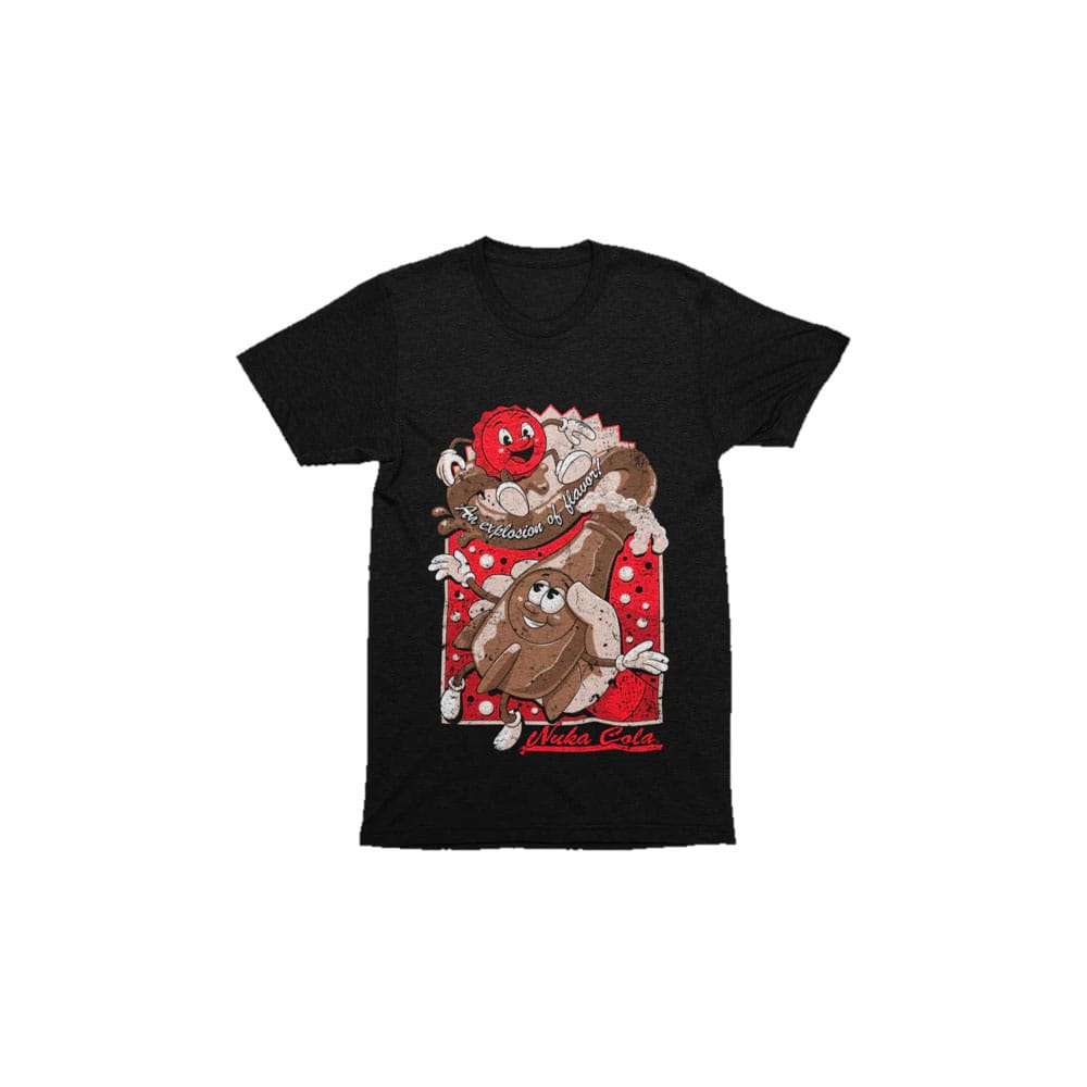 Fallout-T-Shirt auf Bestellung, Nuka-Cola-Vintage-Werbung, Größe S
