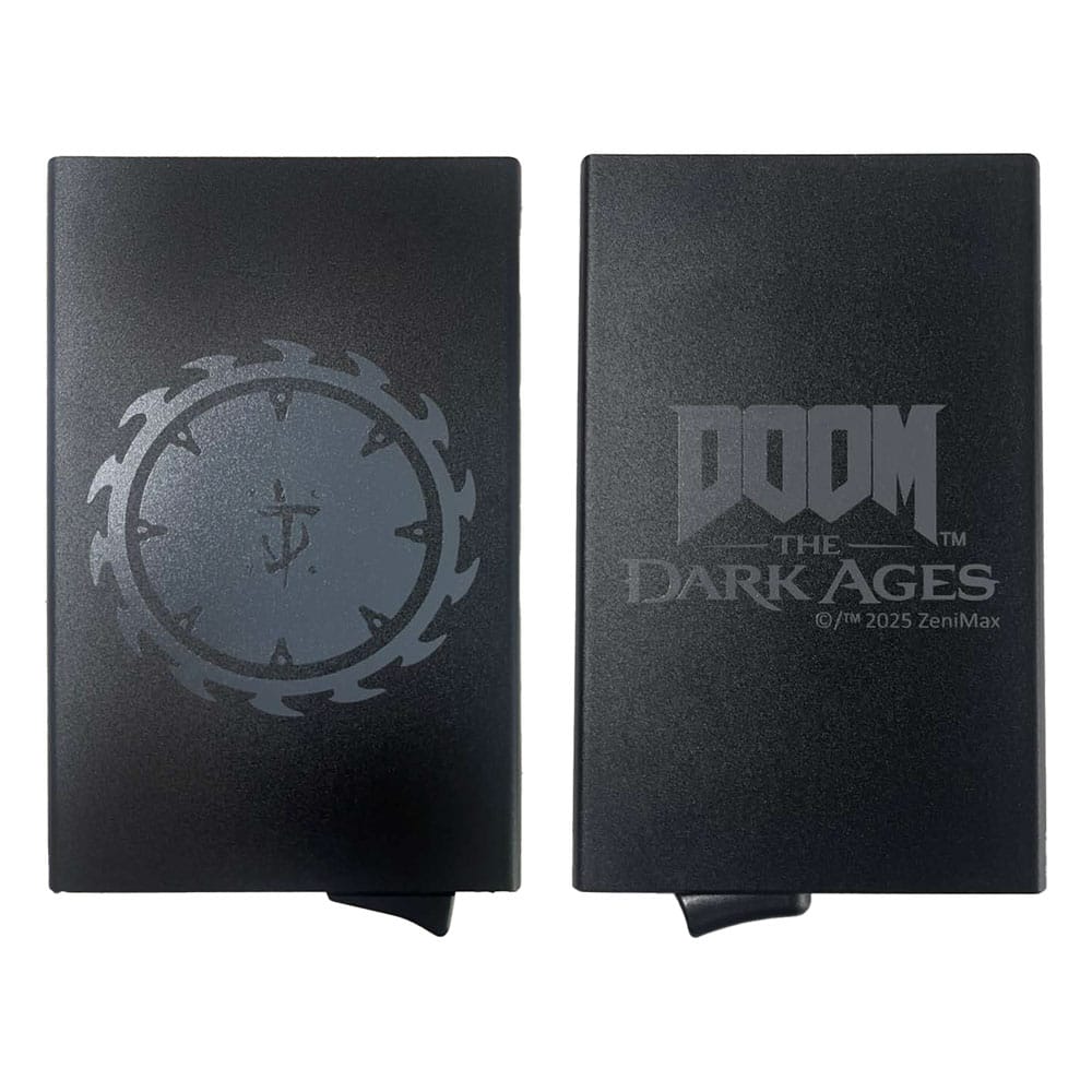 SU ORDINAZIONE Doom The Dark Ages Creditcard holder Shield ESAURITO