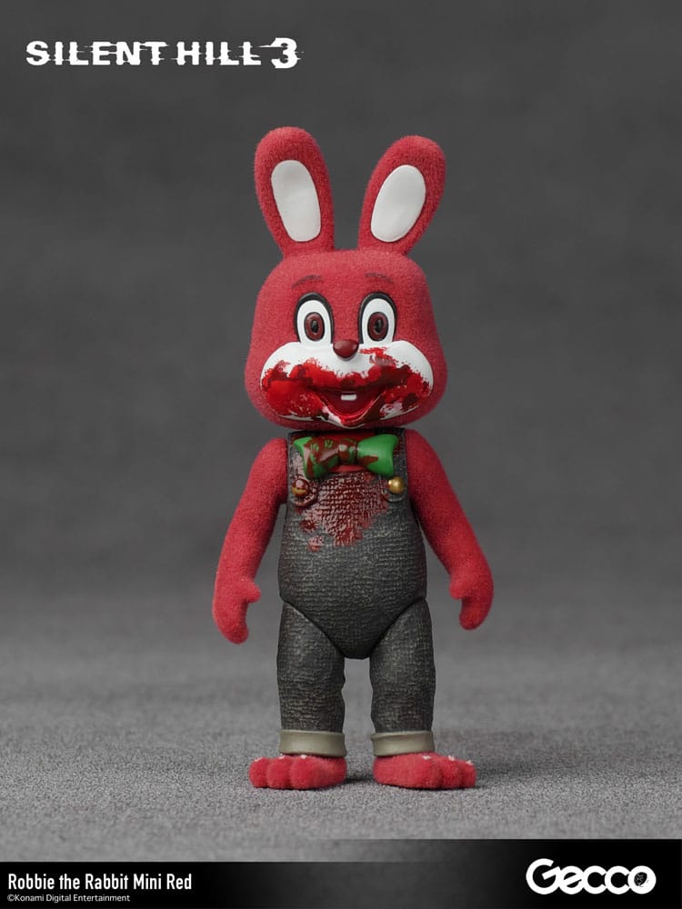 SU ORDINAZIONE Silent Hill 3 Mini Action Figure Robbie the Rabbit Mini Red Version 10 cm