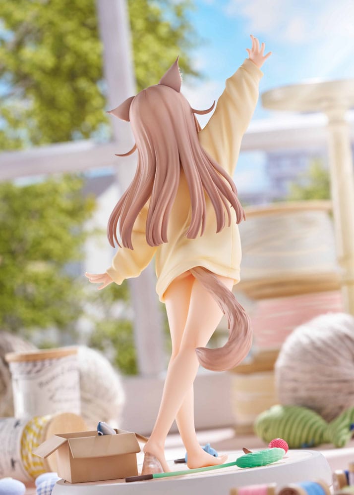 SU ORDINAZIONE My Cat Is a Kawaii Girl Statue 1/6 Kinako Play With Ver. AmiAmi Limited Edition 21 cm