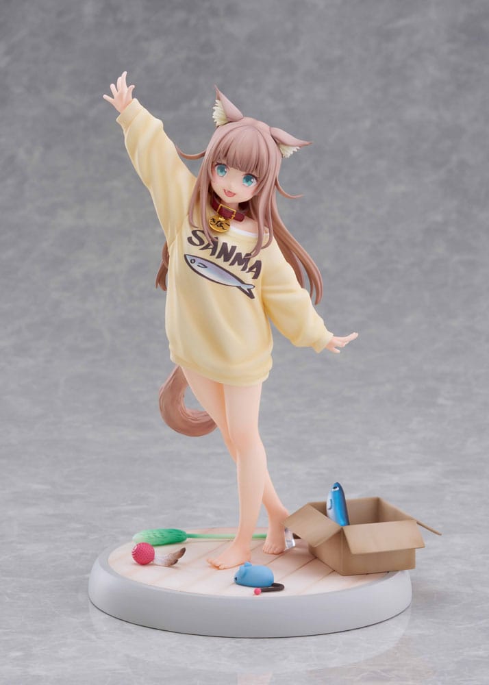 SU ORDINAZIONE My Cat Is a Kawaii Girl Statue 1/6 Kinako Play With Ver. AmiAmi Limited Edition 21 cm