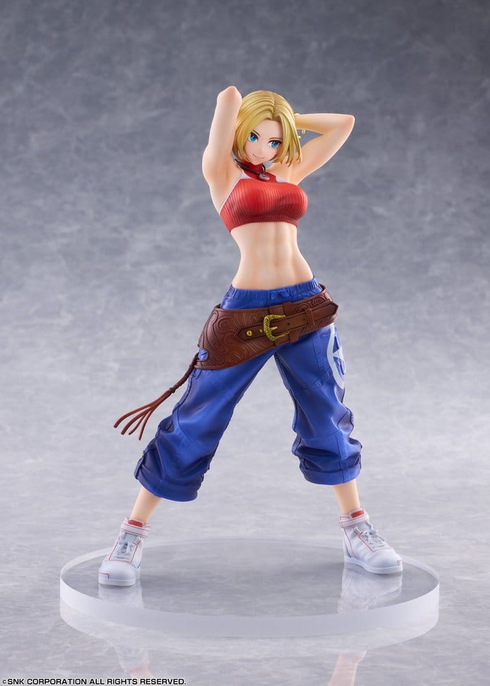 PREORDINE+ 08/2027 Fighting Girls Collection The King of Fighters XV PVC Figure 1/7 Blue Mary AmiAmi Limited Edition 26 cm