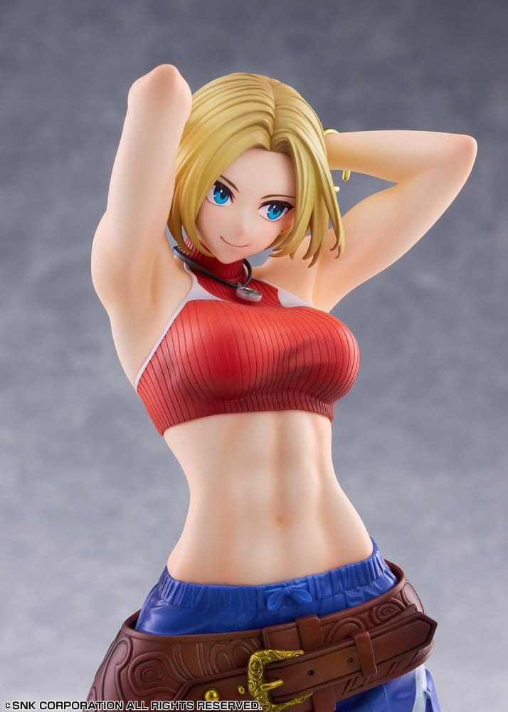PREORDINE+ 08/2027 Fighting Girls Collection The King of Fighters XV PVC Figure 1/7 Blue Mary AmiAmi Limited Edition 26 cm
