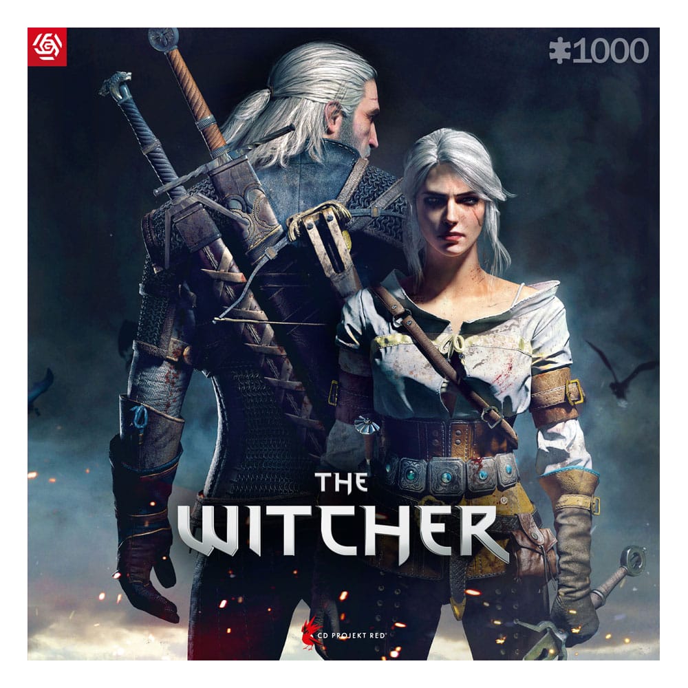 AUF BESTELLUNG gefertigtes The Witcher Gaming Puzzle Geralt &amp; Ciri (1000 Teile)