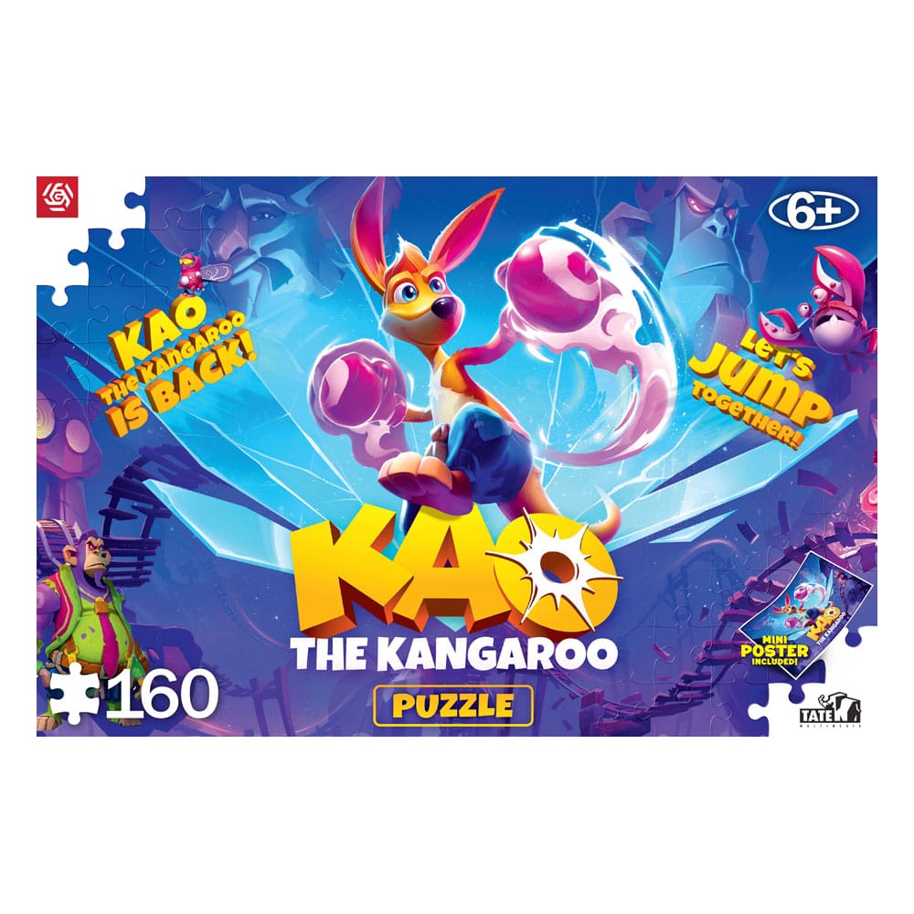 AUF BESTELLUNG HERGESTELLT Kao Das Känguru-Kinderpuzzle Kao ist zurück (160 Teile) *SONDERPREIS*