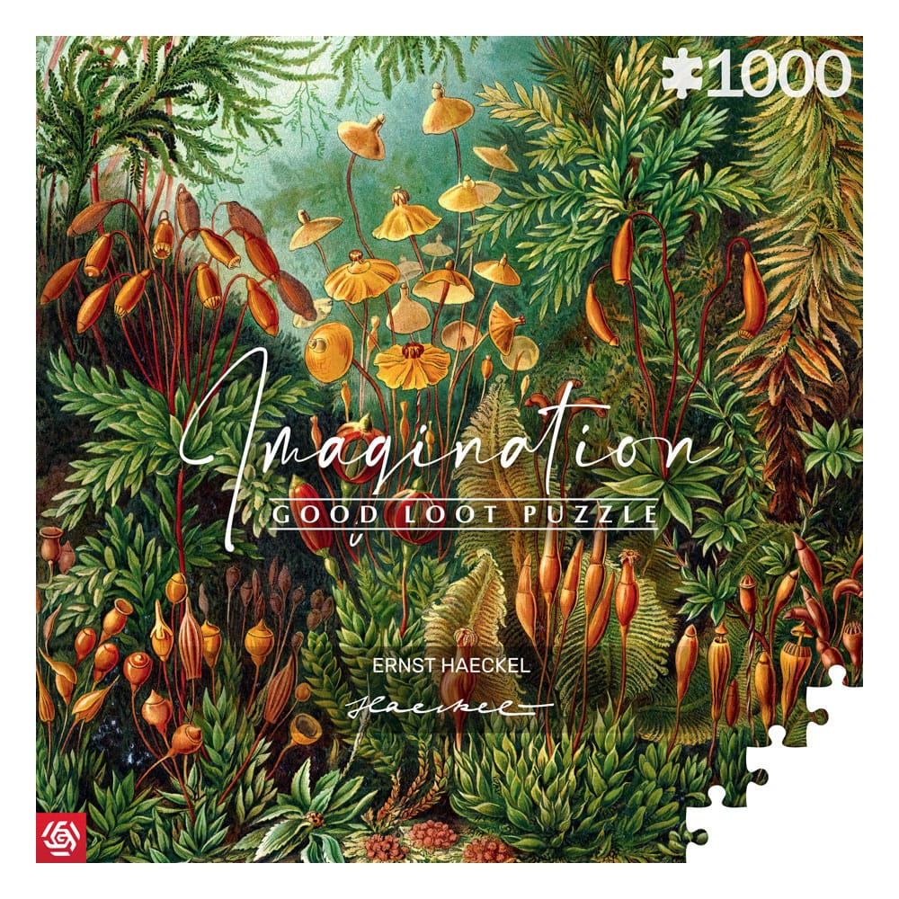 SU ORDINAZIONE Ernst Haeckel Imagination Puzzle Muscinae (1000 pieces)