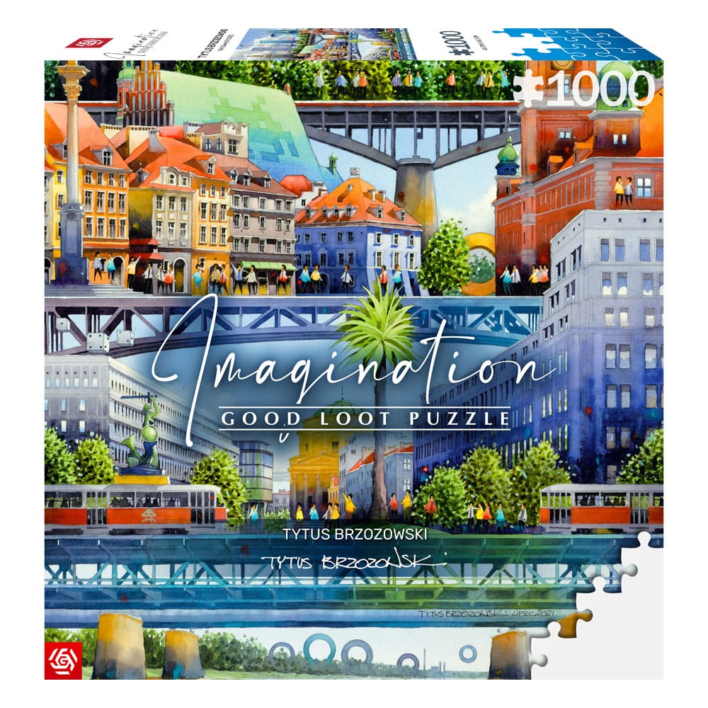 SU ORDINAZIONE Tytus Brzozowski Imagination Puzzle Warsaw Bridges (1000 pieces)