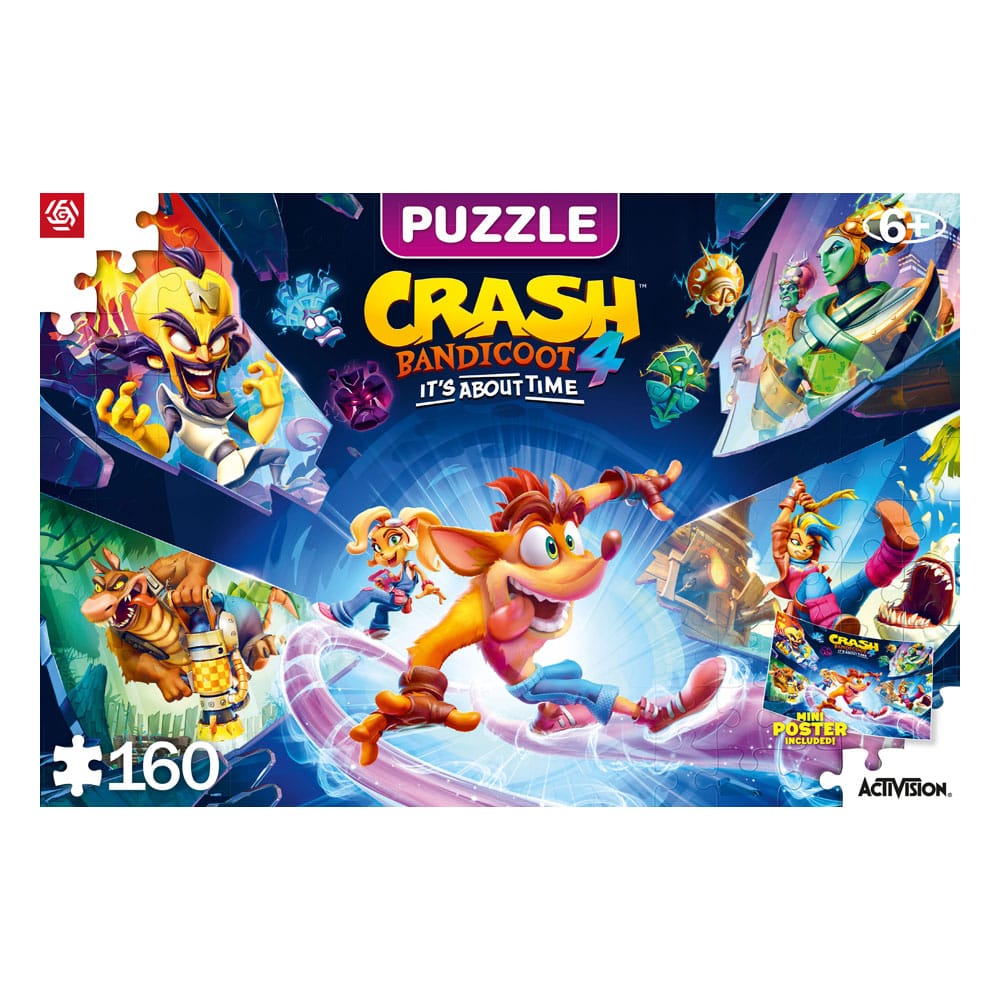 SU ORDINAZIONE Crash Bandicoot 4 Kids Puzzle It's About Time (160 pieces) ESAURITO