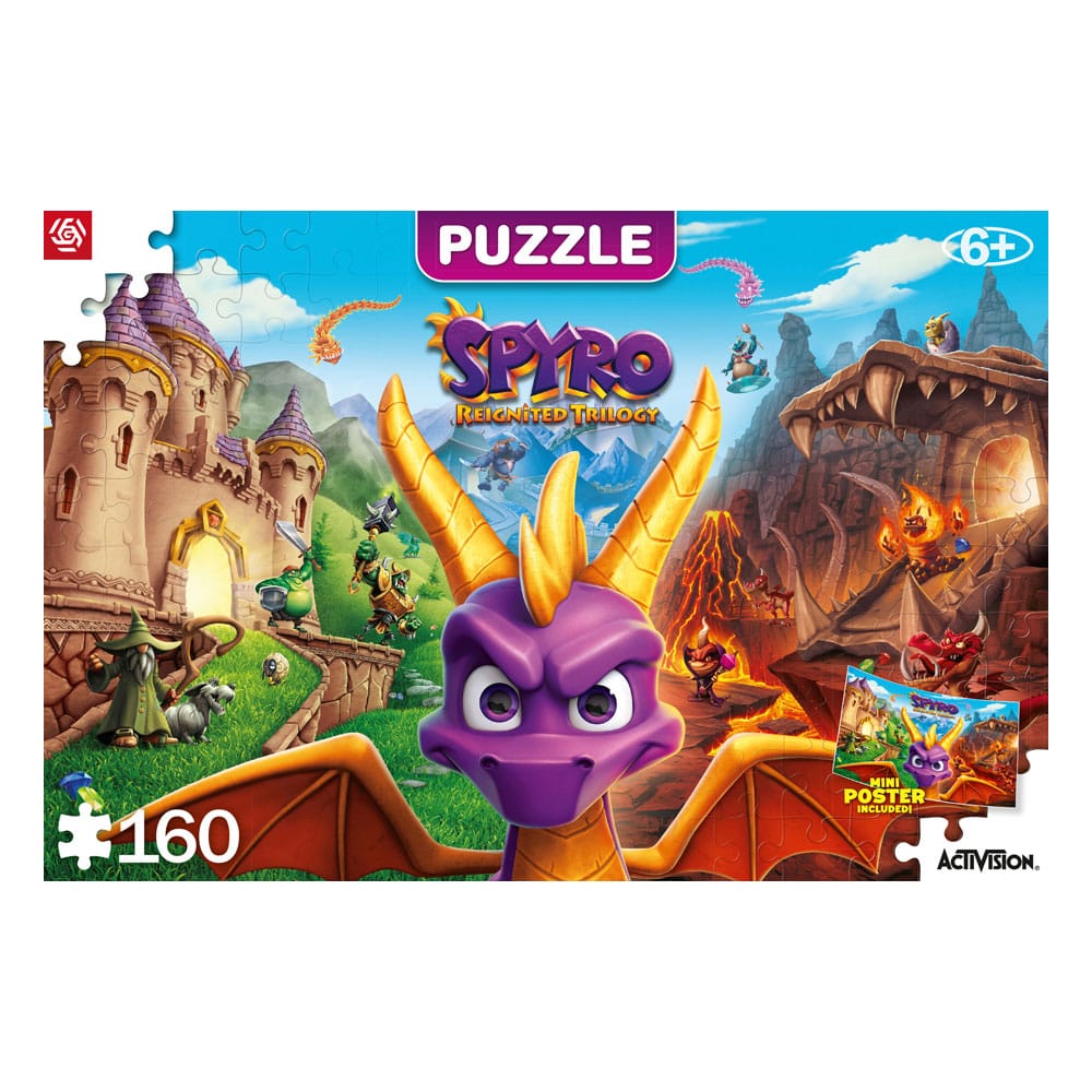 SU ORDINAZIONE Spyro Reignited Trilogy Kids Puzzle (160 pieces)