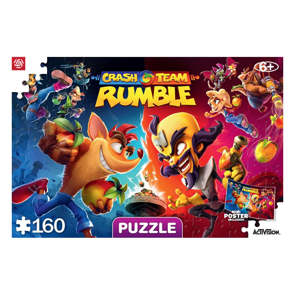 Crash Bandicoot Kinderpuzzle Rumble Heroes (160 Teile) *SONDERPREIS* AUSVERKAUFT