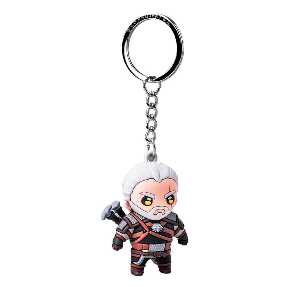 MADE TO ORDER The Witcher III: Wild Hunt Vinyl Keychain Geralt of Rivia