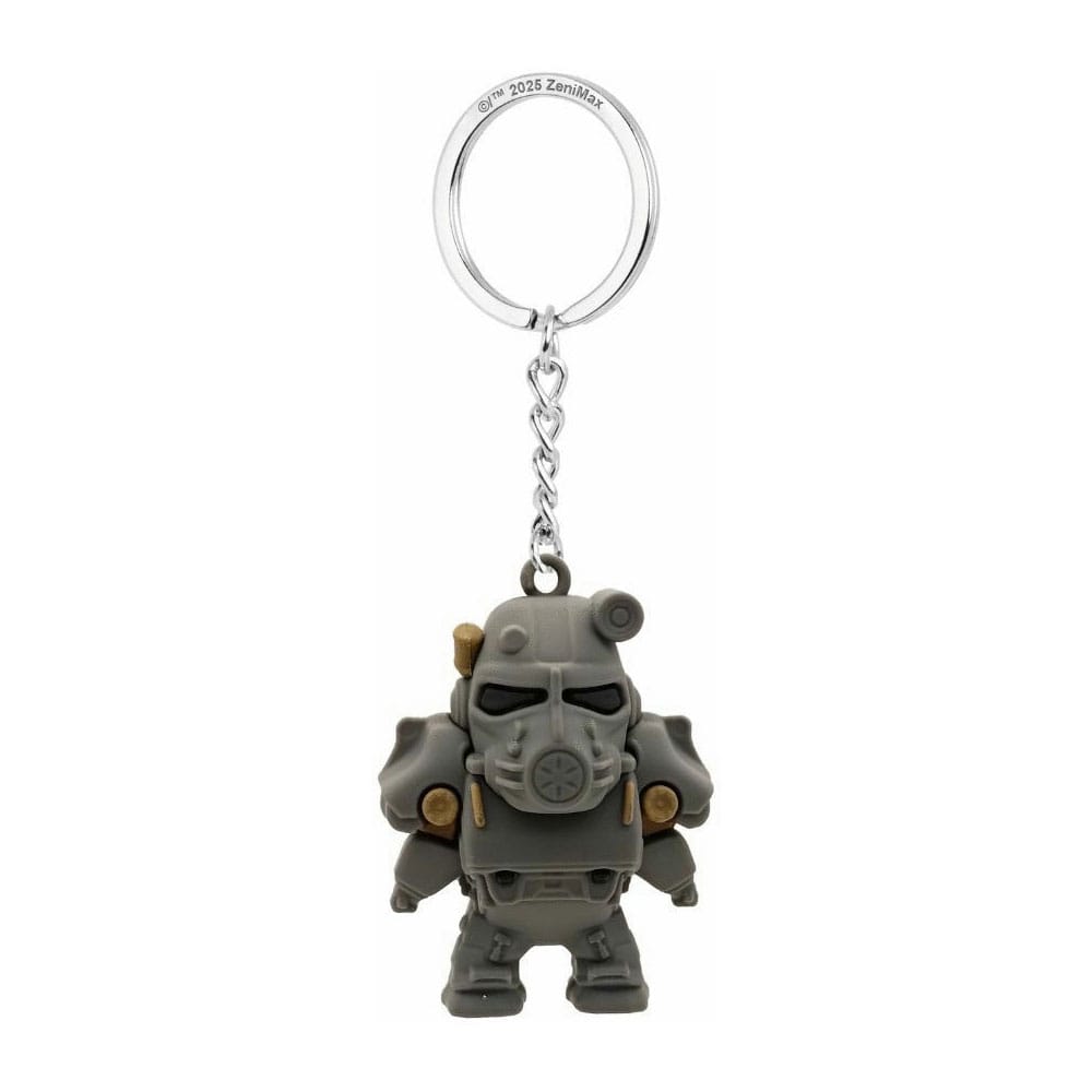 SU ORDINAZIONE Fallout Vinyl Keychain T-60