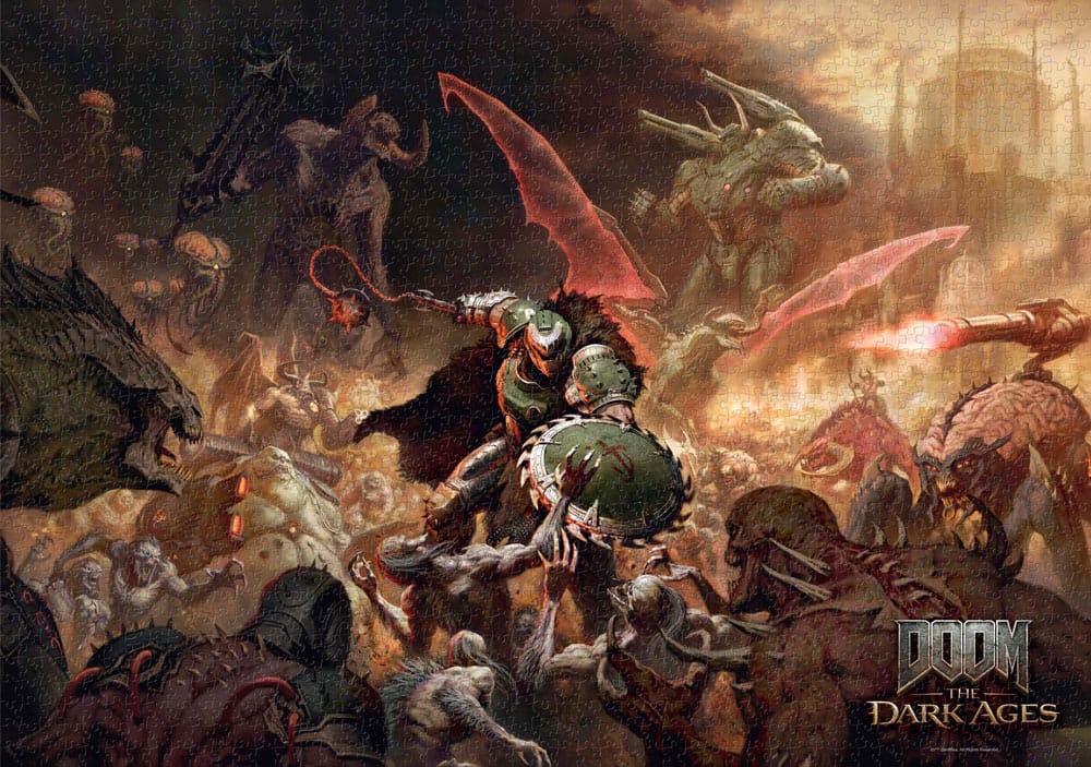 SU ORDINAZIONE Doom The Dark Ages Puzzle Slayer's Rag (1000 pieces) ESAURITO
