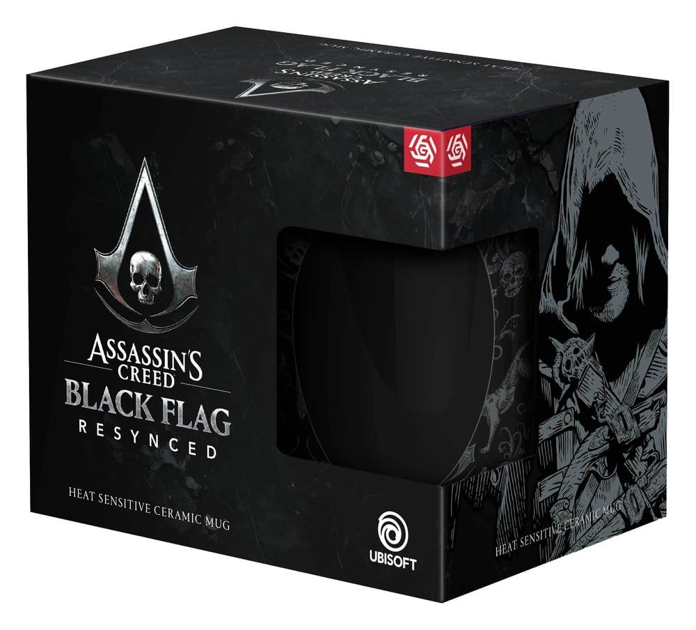 🧪 LAB | SU ORDINAZIONE Assassin's Creed Black Flag Resynced Heat Change Mug Edward Kenway 480 ml