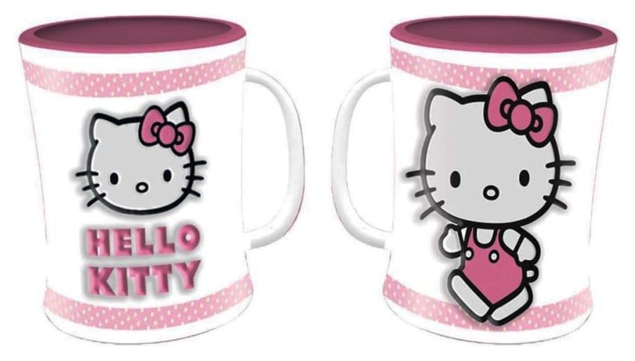 🧪 LAB | SU ORDINAZIONE Hello Kitty Mug Pink Emboss