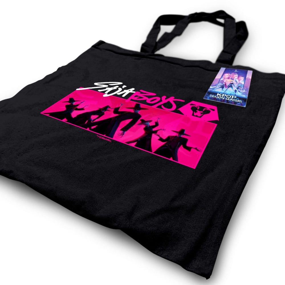 🧪 LAB | SU ORDINAZIONE KPop Demon Hunters Tote Bag Saja Boys 