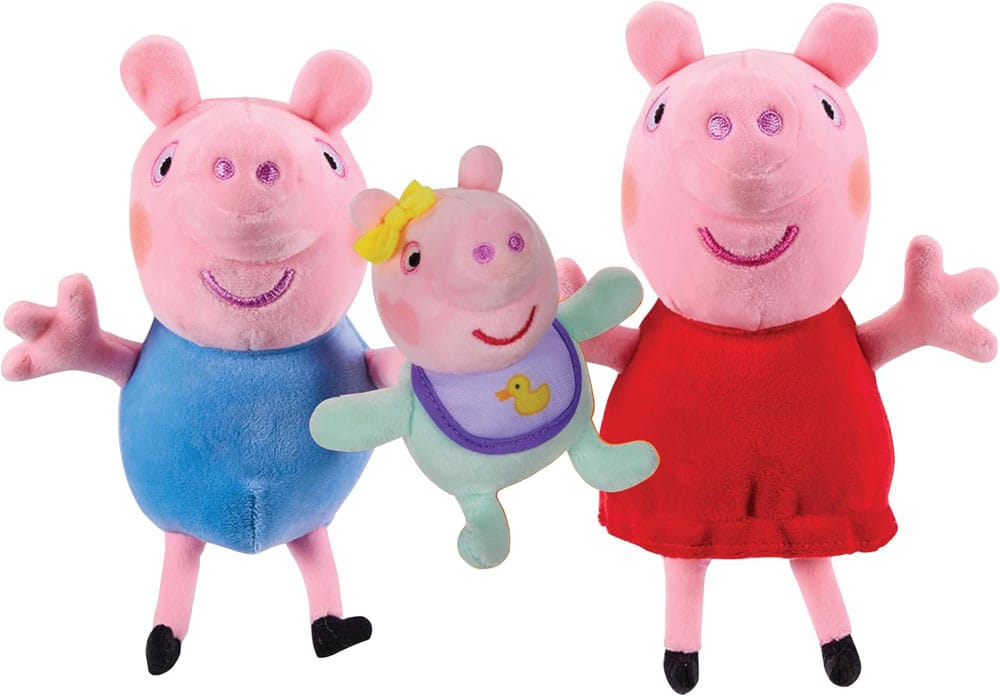 🧪 LAB | SU ORDINAZIONE Peppa Pig Plush figures 3er Pack